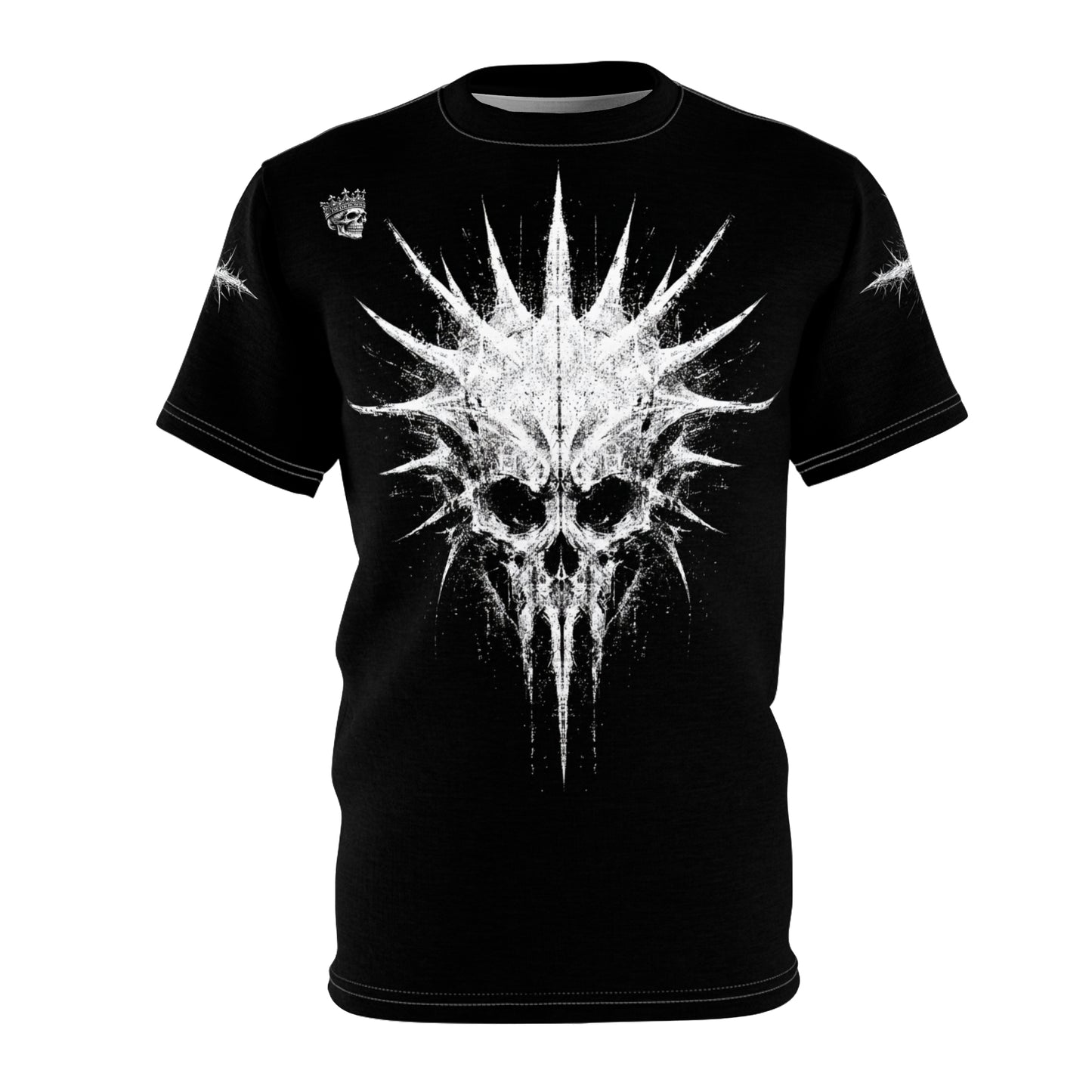 Spiked Skull Graphic TShirt