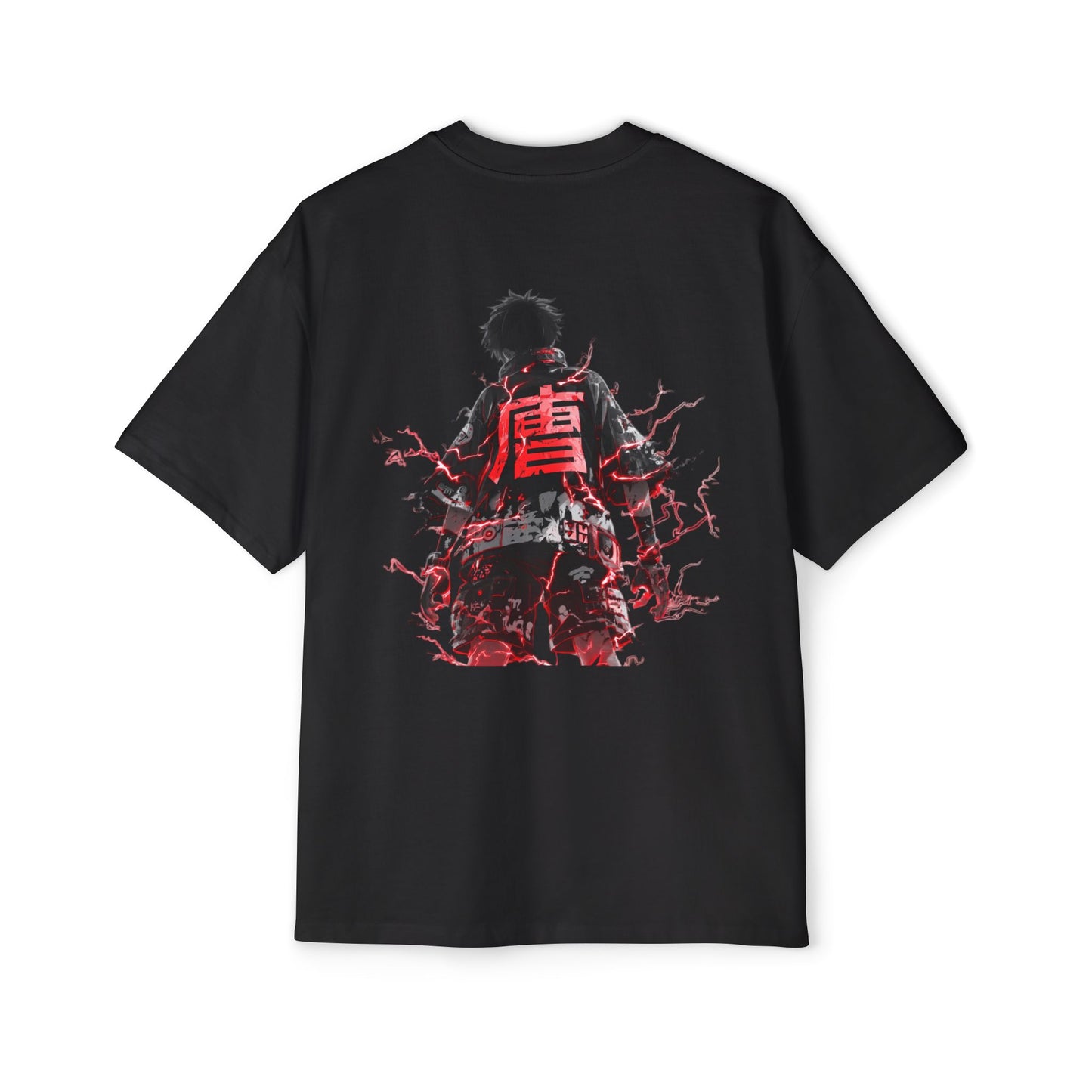 Anime Red Kanji '唐' Graphic Oversized