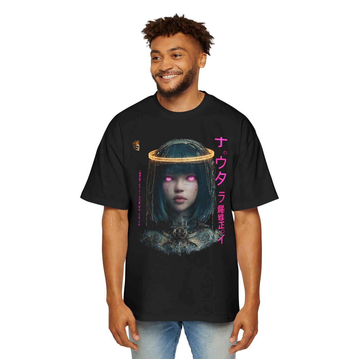 Cyberpunk Angel T-Shirt Oversized
