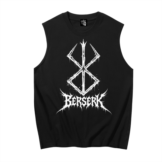 Berserk Sleeveless Cotton Tank Top