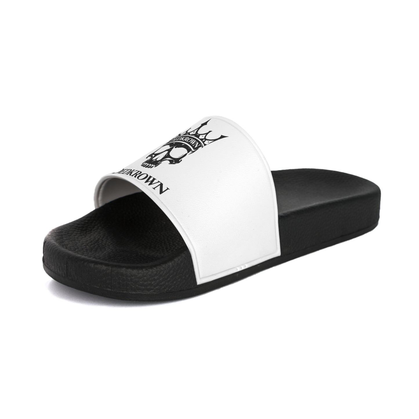 Skull Krown Slide Sandals White Version
