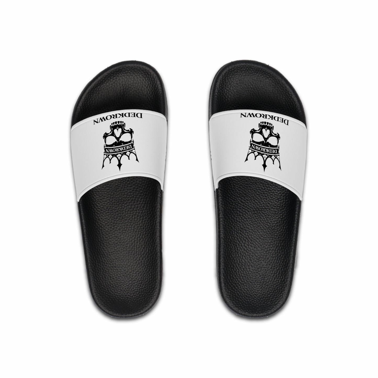 Skull Krown Slide Sandals White Version