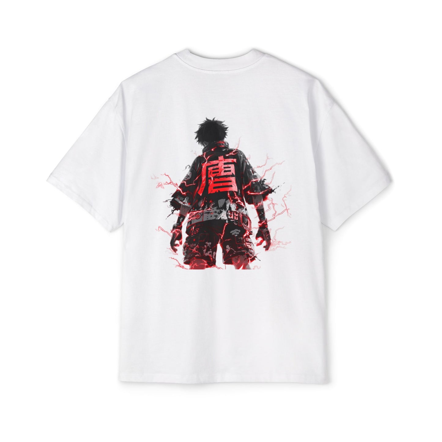 Anime Red Kanji '唐' Graphic Oversized