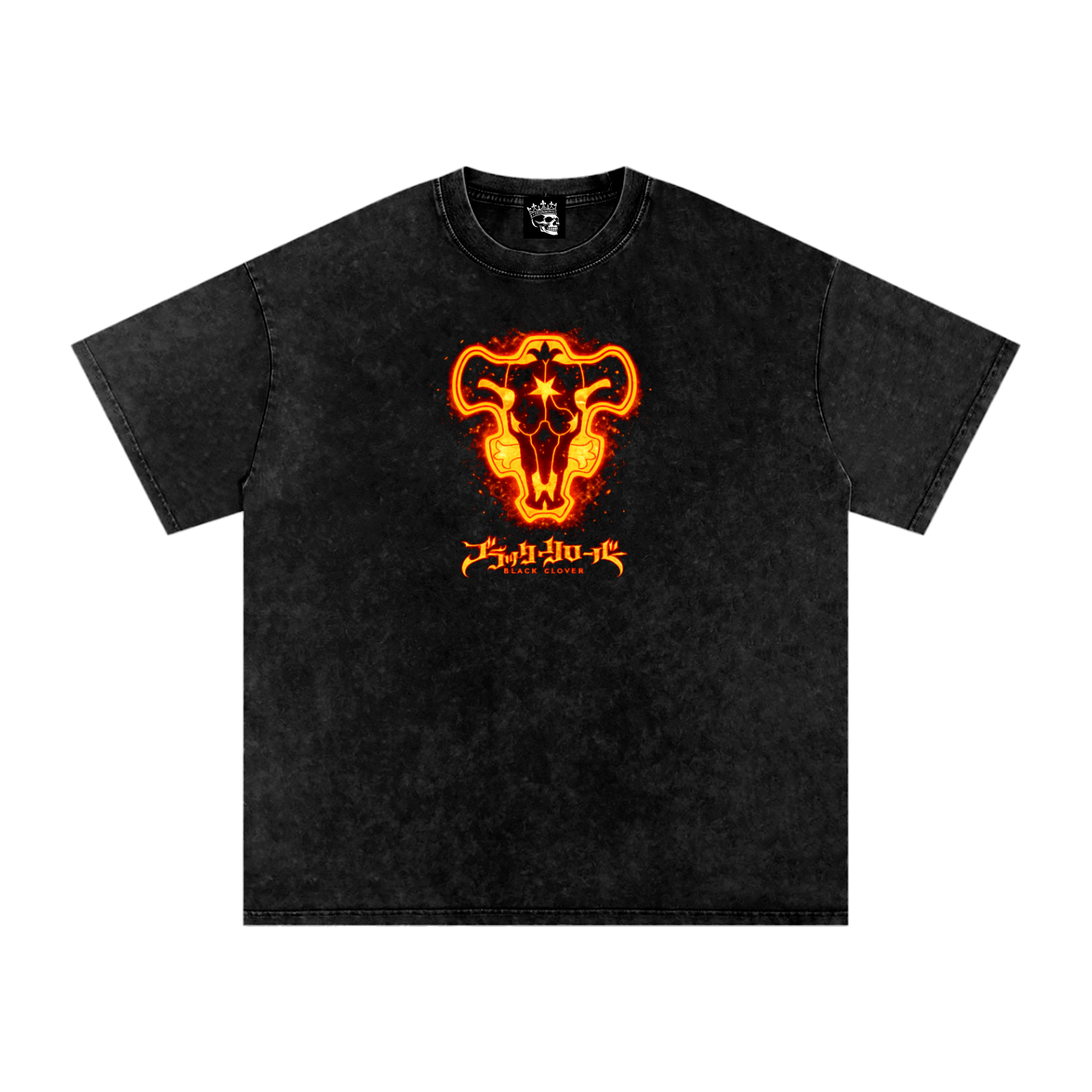 Back Bulls Asta Washed Oversized Cotton Tee