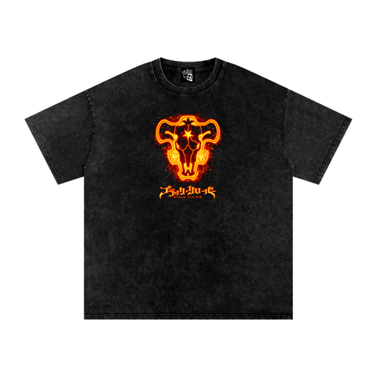 Back Bulls Asta Washed Oversized Cotton Tee
