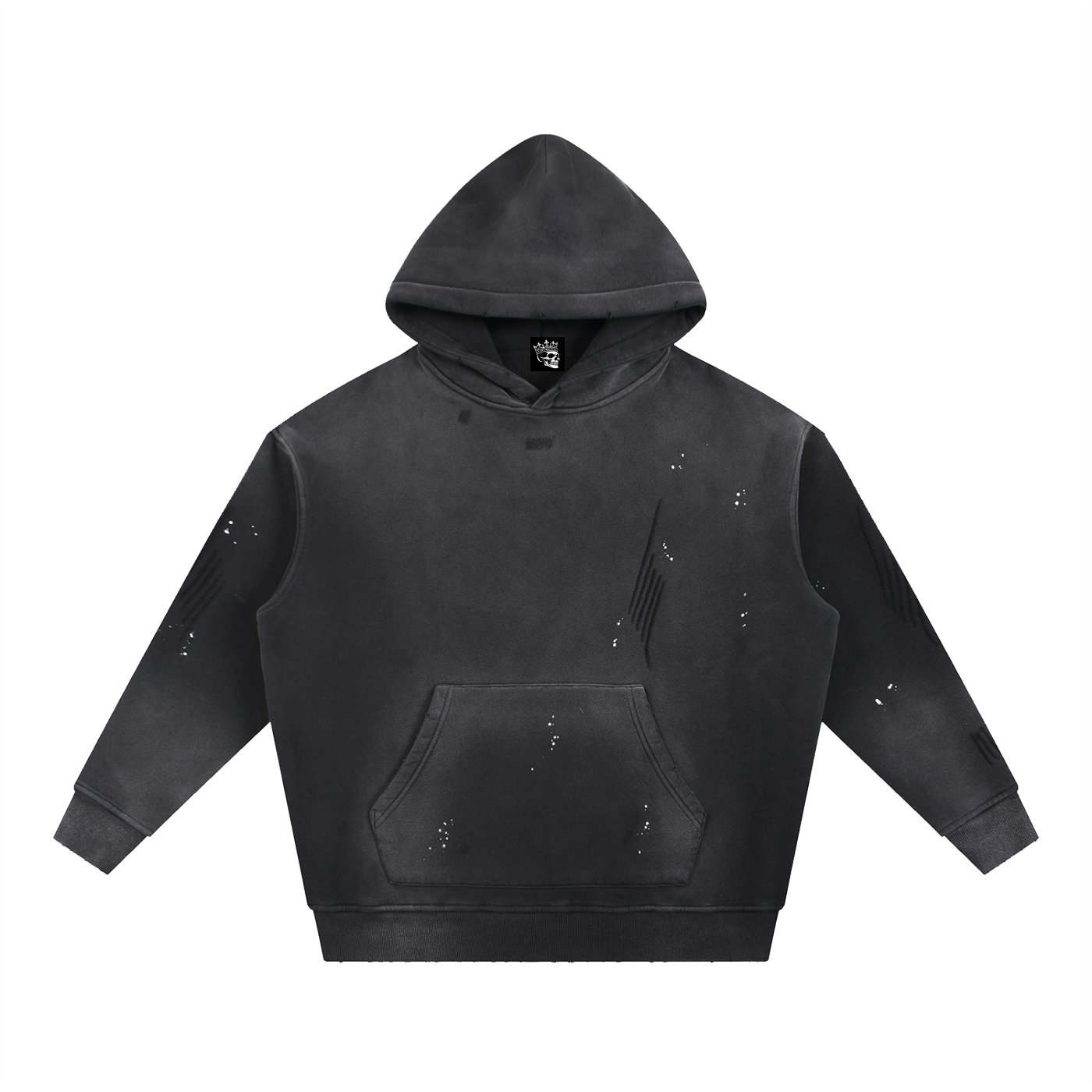 Black Clover Frayed Fleece Hoodie